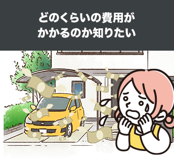 どのくらいの費用がかかるのか知りたい